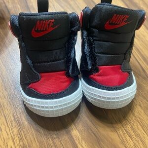 Nike Black and Red Sneakers